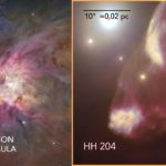 Un equipo de investigación del IAC consigue analizar el impacto de un jet protoestelar en la Nebulosa de Orion