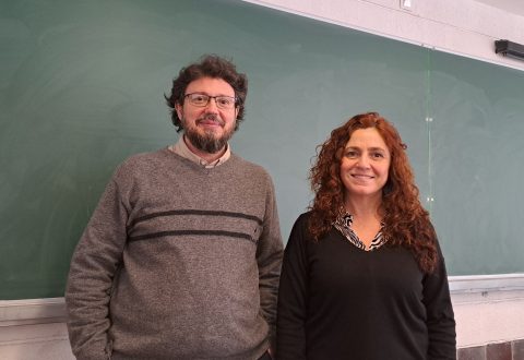 Joaquín Sánchez Lara y Lidia Fernández Rodríguez impartieron una charla dirigida a alumnado especializado en Matemáticas