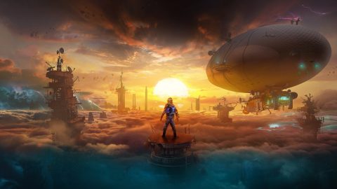 Imagen de portada del videojuego Forever Skies. Foto: PULL