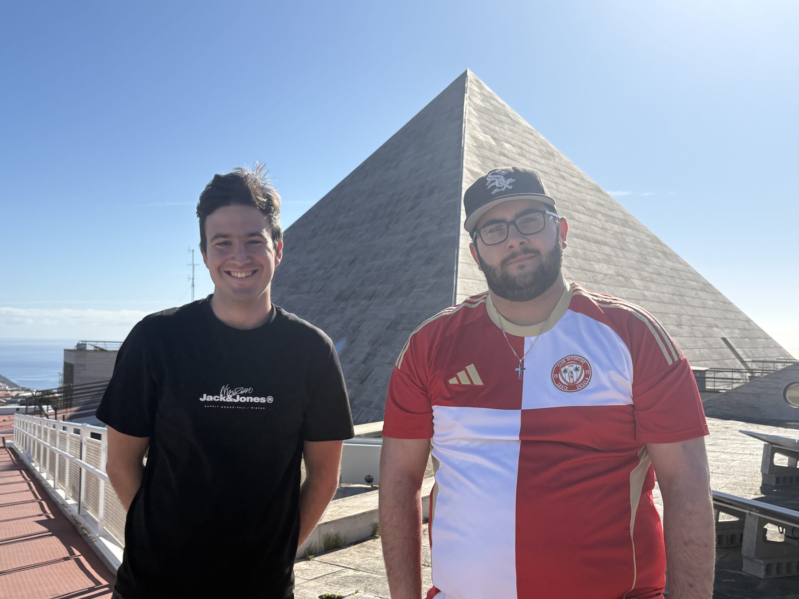 Nicolás y Natanael, fundadores de Fútbol Canario. Foto: D.S.M