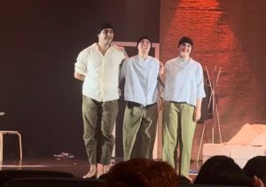 Intérpretes de la obra de teatro. Foto: PULL