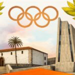 Cartel anunciador de la XXIII Feria del Libro de Adeje bajo la temática olímpica. Foto: Ayuntamiento de Adeje