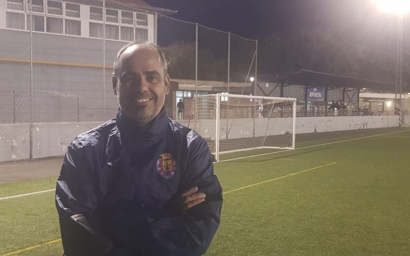 Sergio Alonso, entrenador del CD Laguna