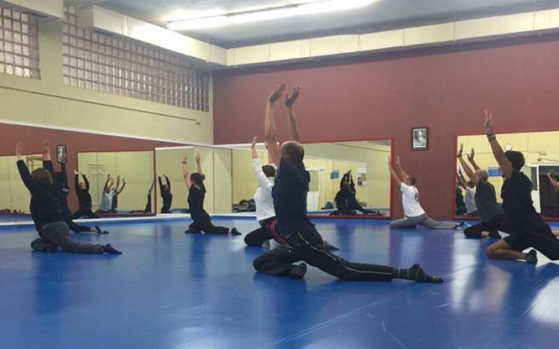 Clase de 'stretching'  en la ULL