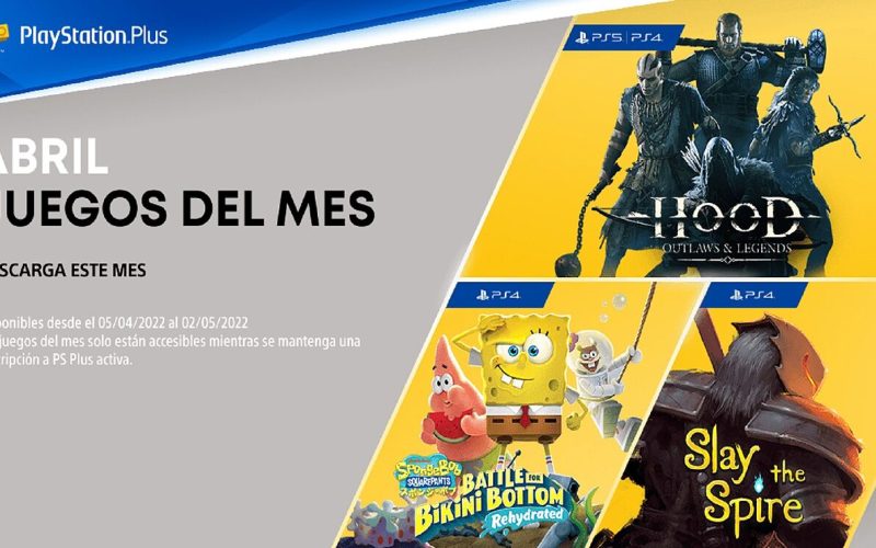 Juegos PS Plus de abril