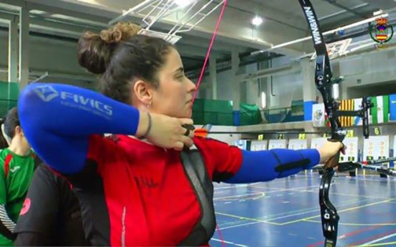 María Roldán, profesora de Tiro con Arco en la ULL