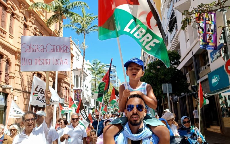 Manifestación por el Sáhara