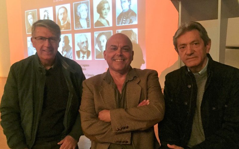 Rarael Fernández, José Antonio Ramos y Miguel Martinón.