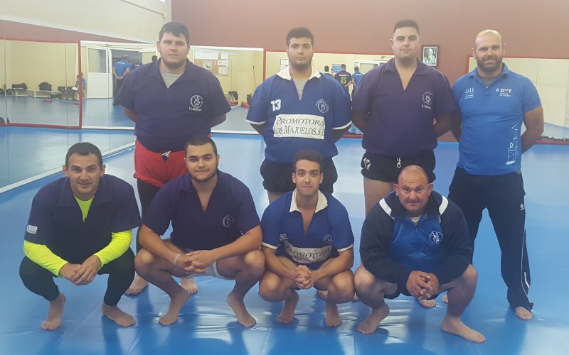 Equipo de lucha canaria universitario