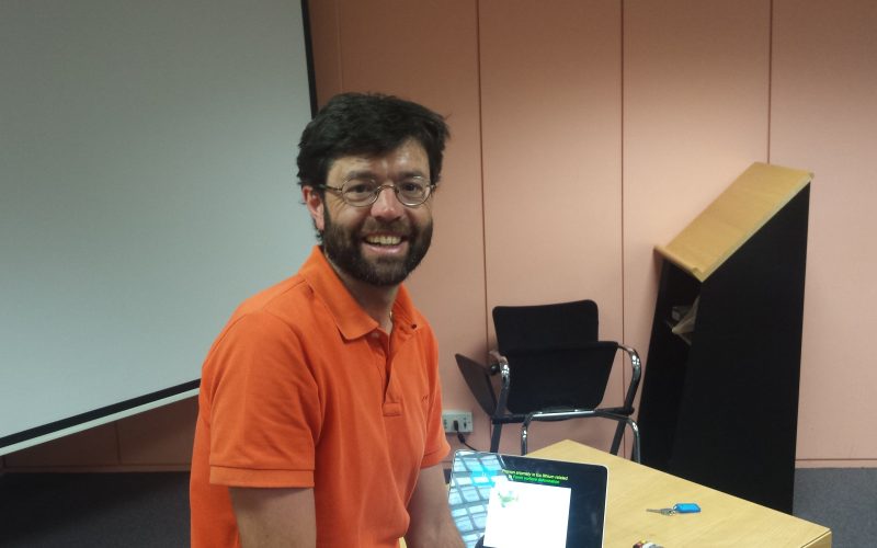 Aitor Bergara en el Seminario Blas Cabrera de la Universidad de La Laguna