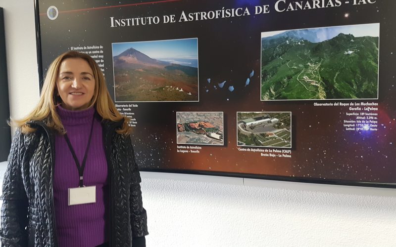 María Pilar Matud Aznar en el IAC