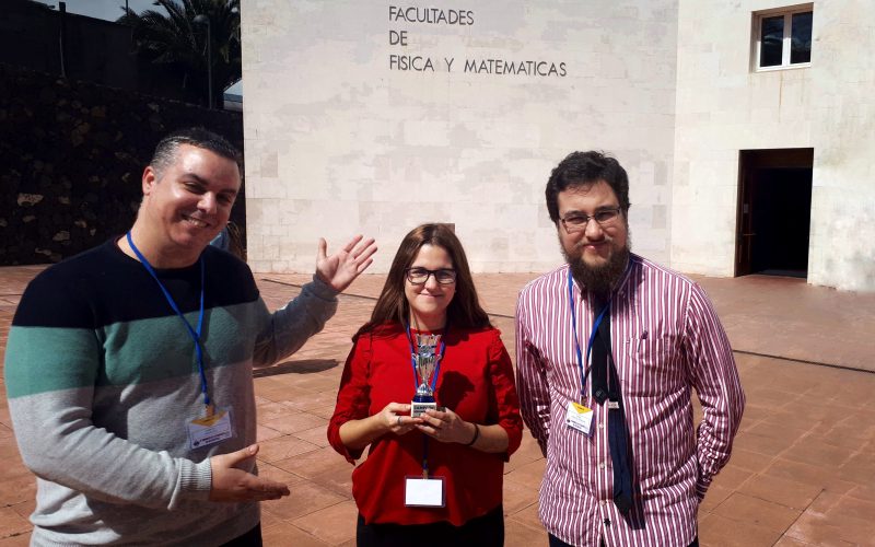 Alberto García, Helena Gil y Daniel González
