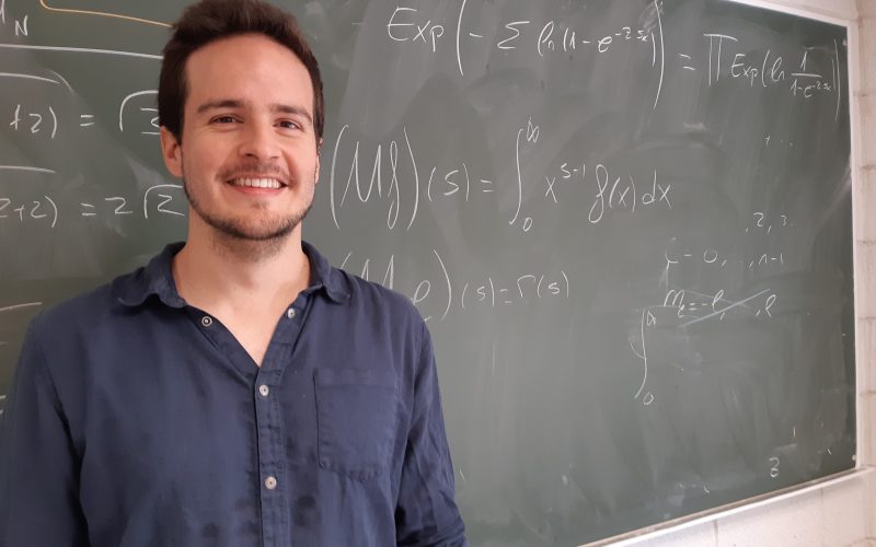 Juan Margalef en las Secciones de Física y Matemáticas de la ULL.