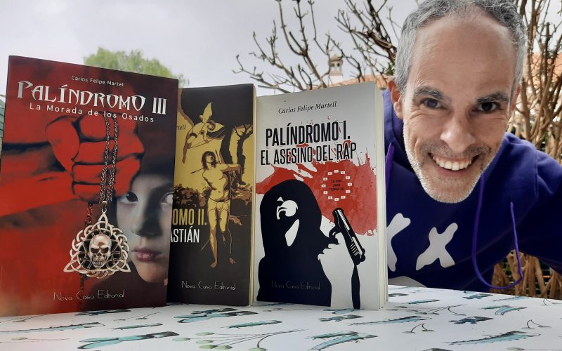 Carlos Felipe Martell es el autor de las novelas 'El asesino del rap', 'San Sebastián y Cupido" y "La morada de los osados". Foto: PULL