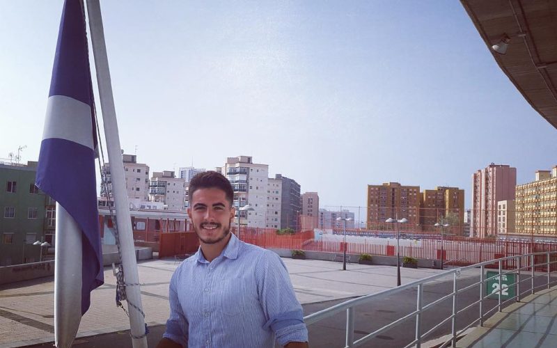 Christian Pérez Martín, jugador de fútbol en el CD Tenerife "C"