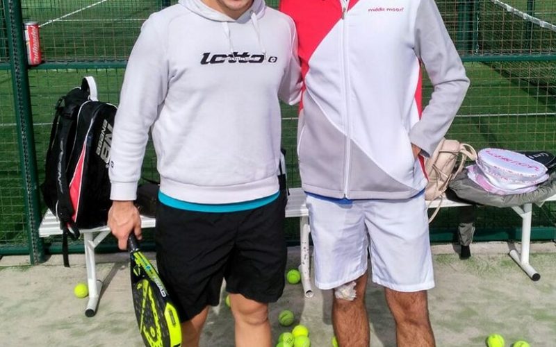 Alejandro Ramos y Alberto González en la final del Trofeo Rector de Pádel Masculino