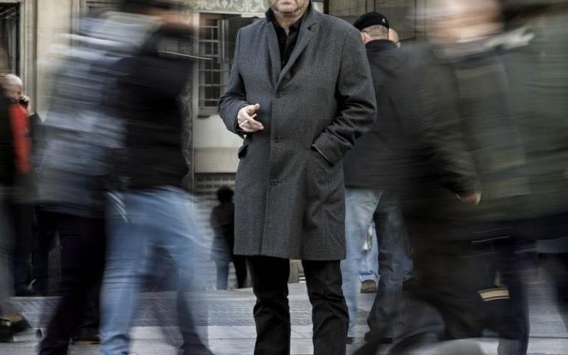 Rafel Guerrero en una calle de Madrid