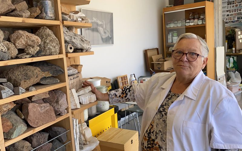 María Isabel Sánchez, profesora de la Facultad de Bellas Artes de la Universidad de La Laguna