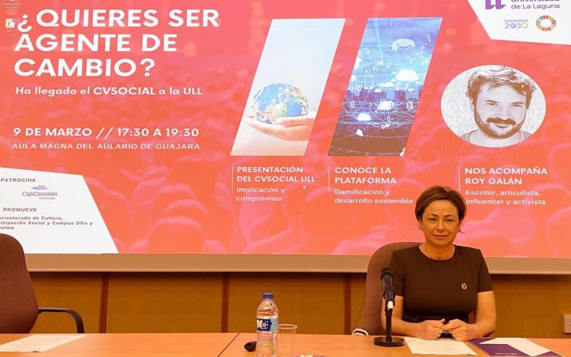 Rosa Aguilar, rectora de la Universidad de La Laguna