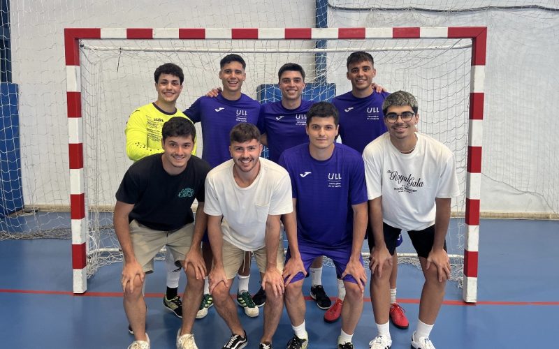 Plantilla de la ULL en fútbol sala