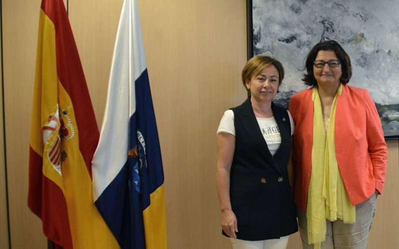 Rosa Aguilar y María José Guerra