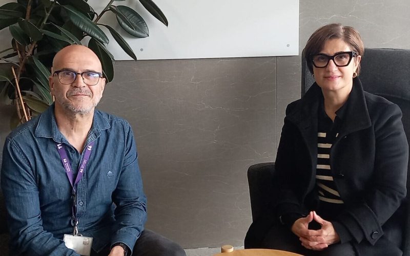 Ángel Acebes y Sara Darias-Curvo., docentes de la ULL.