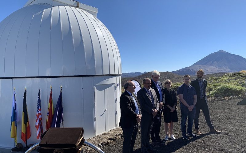 Inauguración del telescopio Artemis en el Observatorio del Teide