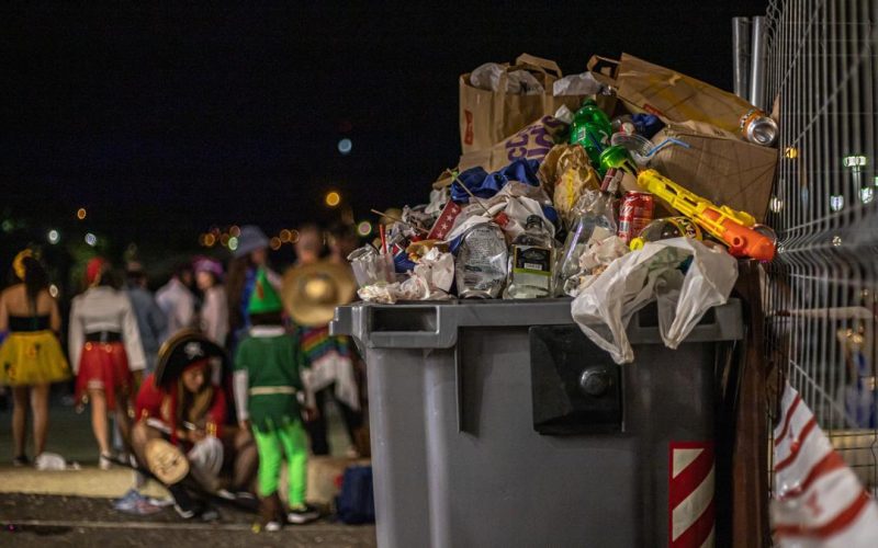Residuos Carnaval de Santa Cruz de Tenerife