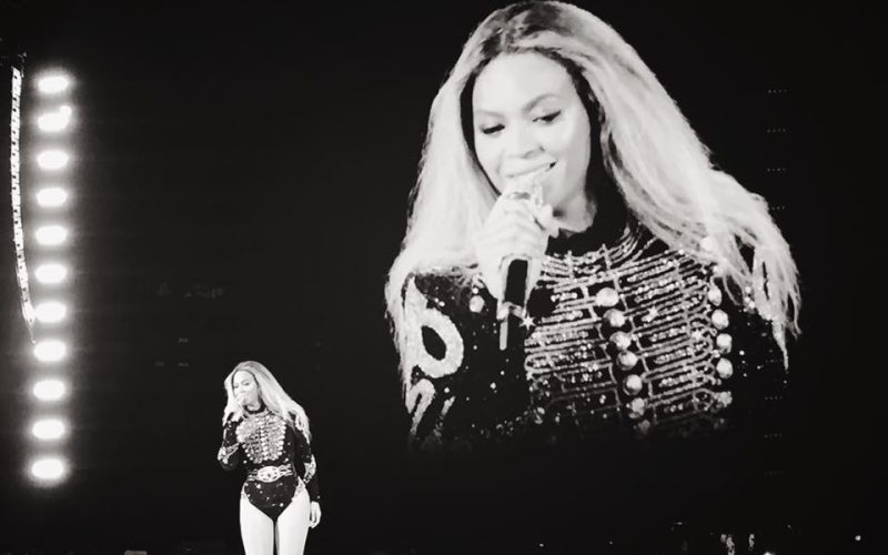 Beyoncé en su concierto en Barcelona