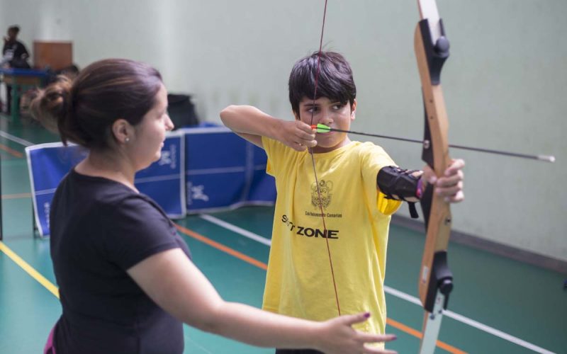 Tiro con arco. Campus ULL Multideporte
