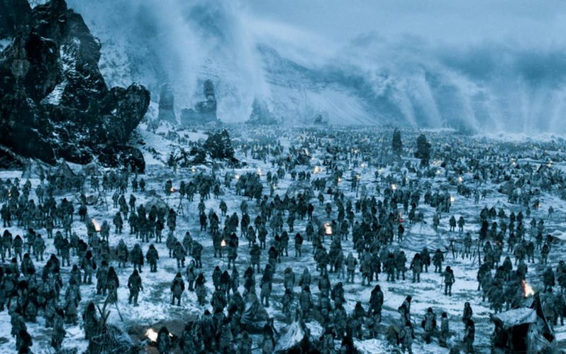 Los caminantes blancos.