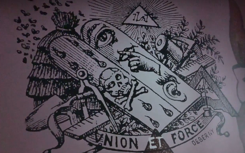 Cartel de la exposición 'La luz de la masonería'