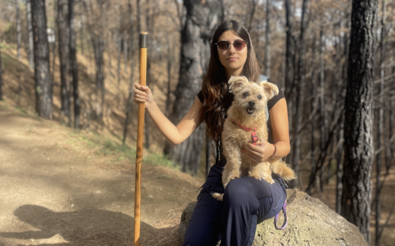 Jessica de León, alumna de tercero del Grado de Geografía de la Universidad de La Laguna