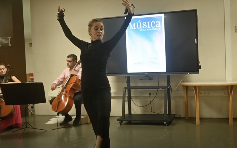 El Canario, música en la biblioteca