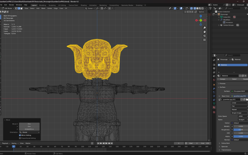 Creación de un personaje en Blender