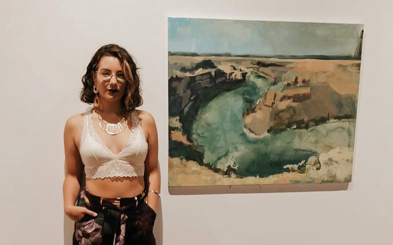 La artista es graduada en Bellas Artes por la Universidad de La Laguna. Foto: PULL