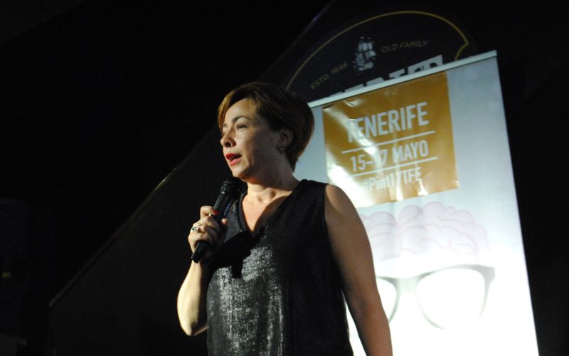 Rosa María Aguilar en 'Pint of Science'