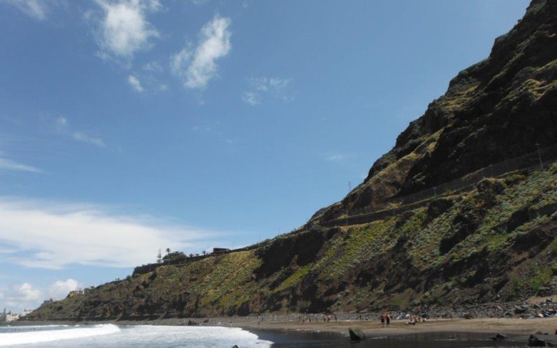 La playa del Arenal en Bajamar