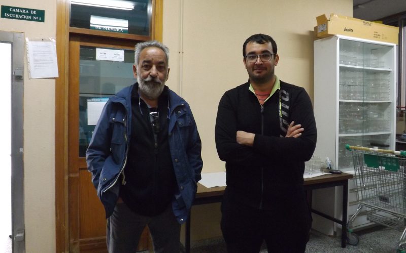 Francisco Valdés González (izquierda) y David Jiménez Arias (derecha), doctores en Biología.