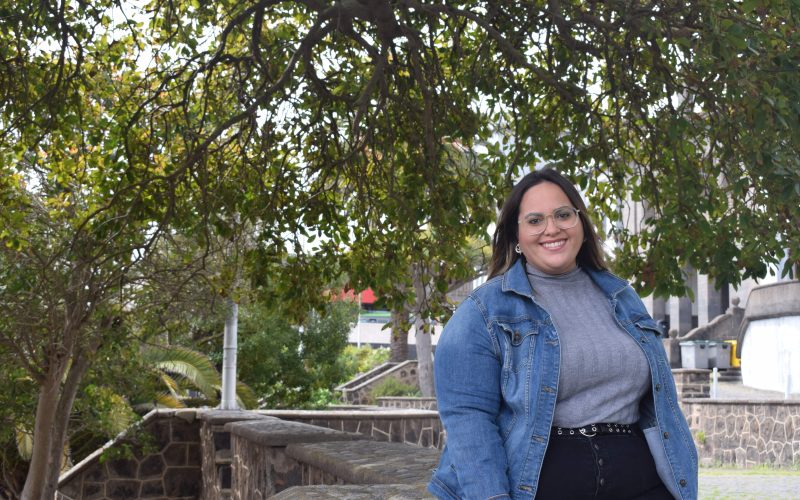 Kiara Cáceres, estudiante de Pedagogía