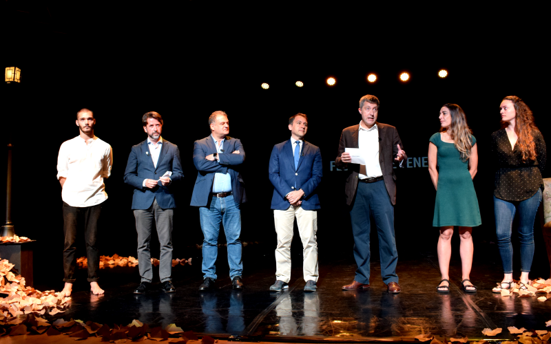 Daniel Morales, Carlos Alonso, Jose Alberto Díaz, Jose Manuel Bermúdez, Jose Luis Rivero, Marta Viera y Maria de Vigo.