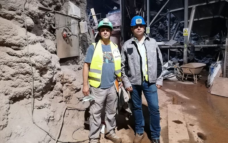 Rafael Navarro, géologo de la mina Lújar, en Granada, y Juan Carlos Santamarta, investigador de la ULL