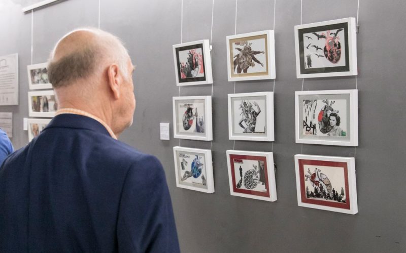 La sala de arte Paraninfo abre el curso con la muestra 'Pintar con tijeras'