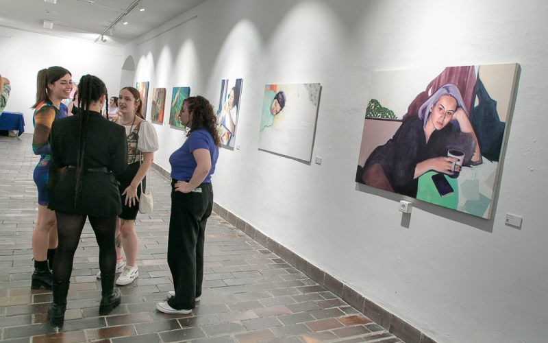 Estudiantes de Bellas Artes exponen en el Centro de Arte La Recova