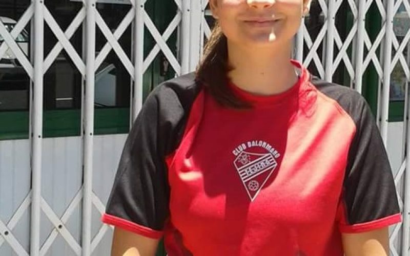 Beatriz Martín, jugadora del Club Balonmano Tejina