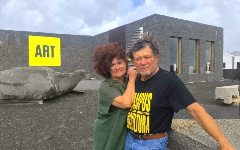 Rufina Santana y Paco Curbelo