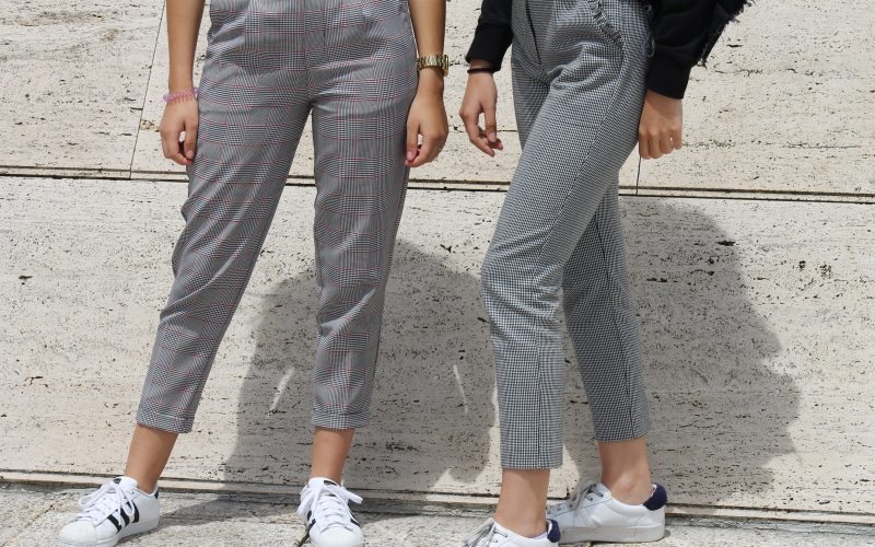 Pantalones a cuadros
