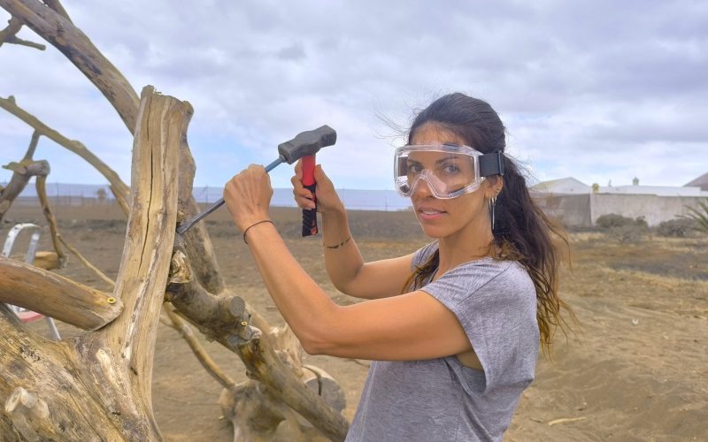 Ithaisa Pérez Conesa, profesora de Escultura de la Universidad de La Laguna