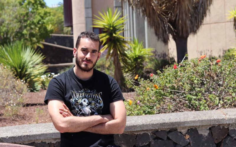 Alejandro Piñero, alumno de la ULL y practicante de jui jitsu