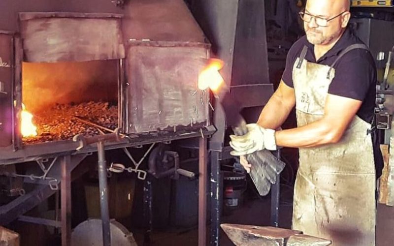 Moisés Afonso. herrero en Icod de los Vinos